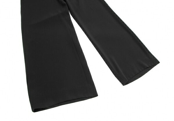 ARMANI COLLEZIONI Poly Wrap Wide Pants Black Size 44