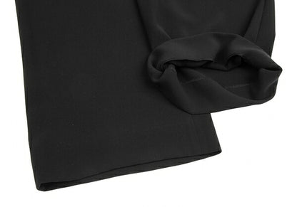 ARMANI COLLEZIONI Poly Wrap Wide Pants Black Size 44