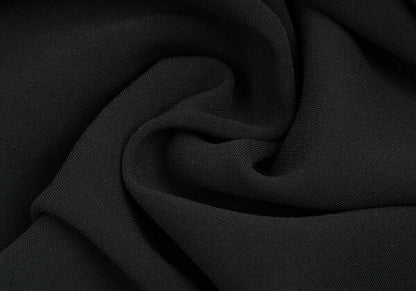 ARMANI COLLEZIONI Poly Wrap Wide Pants Black Size 44