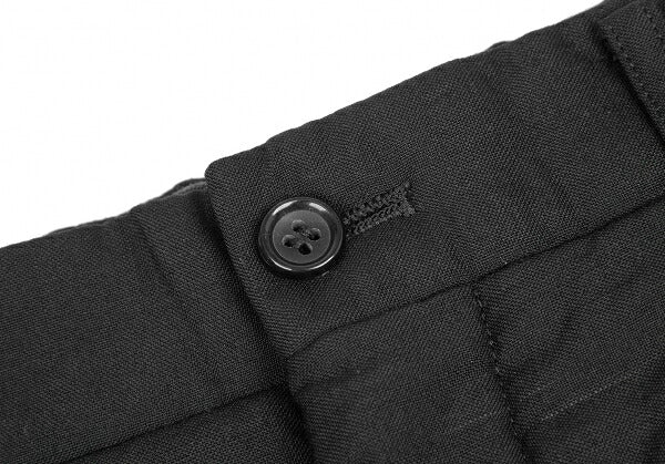 COMME des GARCONS Wool Bonding Tapered Pants Black Size S