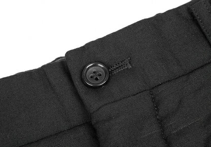 COMME des GARCONS Wool Bonding Tapered Pants Black Size S