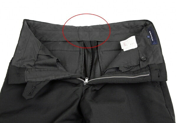 COMME des GARCONS Wool Bonding Tapered Pants Black Size S