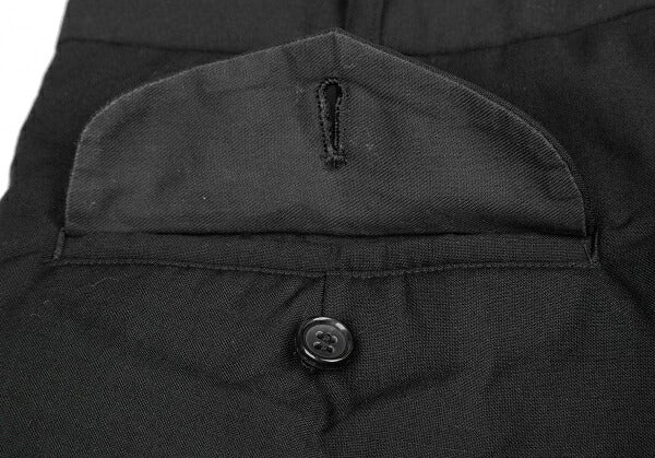COMME des GARCONS Wool Bonding Tapered Pants Black Size S