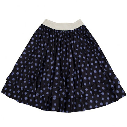 COMME des GARCONS Waist Panel Blurred Pleated Skirt Size S