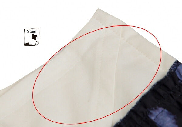 COMME des GARCONS Waist Panel Blurred Pleated Skirt Size S
