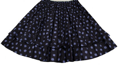 COMME des GARCONS Waist Panel Blurred Pleated Skirt Size S