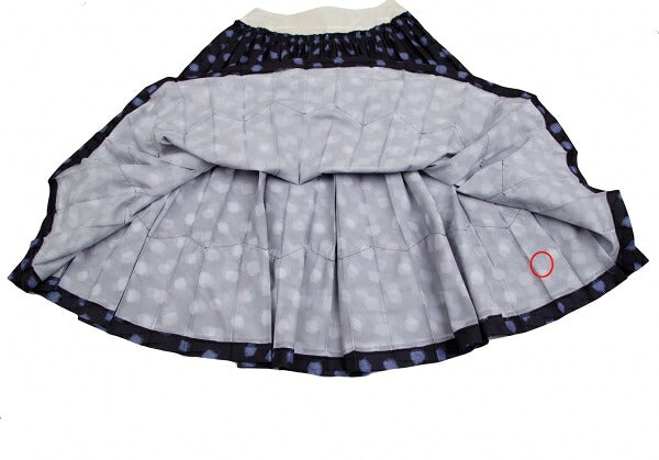 COMME des GARCONS Waist Panel Blurred Pleated Skirt Size S