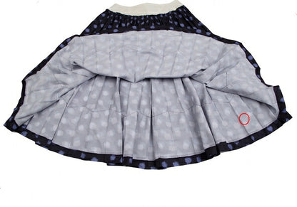 COMME des GARCONS Waist Panel Blurred Pleated Skirt Size S
