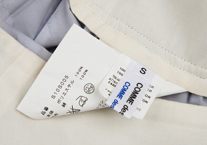 COMME des GARCONS Waist Panel Blurred Pleated Skirt Size S