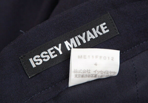 ISSEY MIYAKE MEN Summer Wool Block Check Pants Blue Size 4