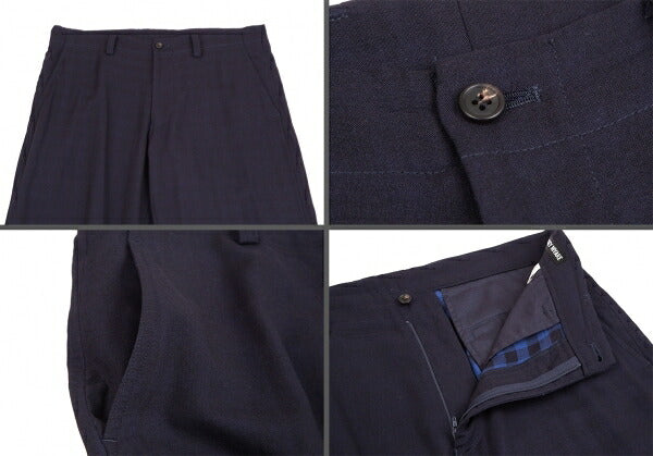 ISSEY MIYAKE MEN Block Check Lining Summer Suit Blue Size 4