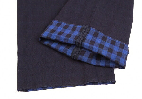 ISSEY MIYAKE MEN Block Check Lining Summer Suit Blue Size 4