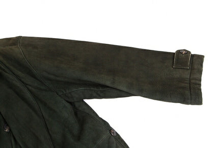 ISSEY MIYAKEMEN Sheep Leather Coat Green Size M
