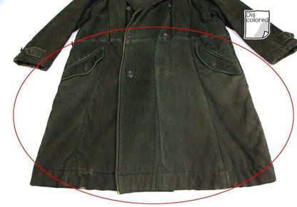 ISSEY MIYAKEMEN Sheep Leather Coat Green Size M