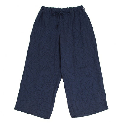 ISSEY MIYAKE MEN Linen Lyocell Shibori Pants Navy Size 5