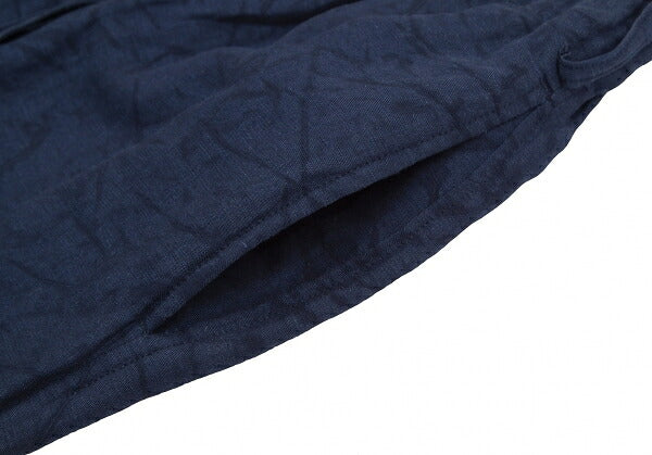 ISSEY MIYAKE MEN Linen Lyocell Shibori Pants Navy Size 5