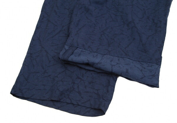 ISSEY MIYAKE MEN Linen Lyocell Shibori Pants Navy Size 5