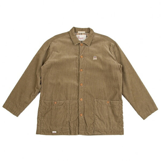 Papas Padded Quilted Corduroy Jacket Beige Size M
