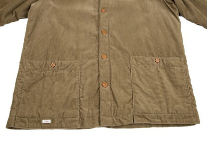 Papas Padded Quilted Corduroy Jacket Beige Size M