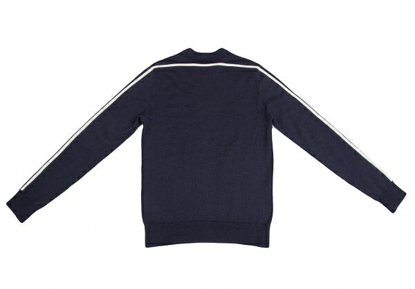 COMME des GARCONS SHIRT Line Detail Wool Sweater Navy Size M