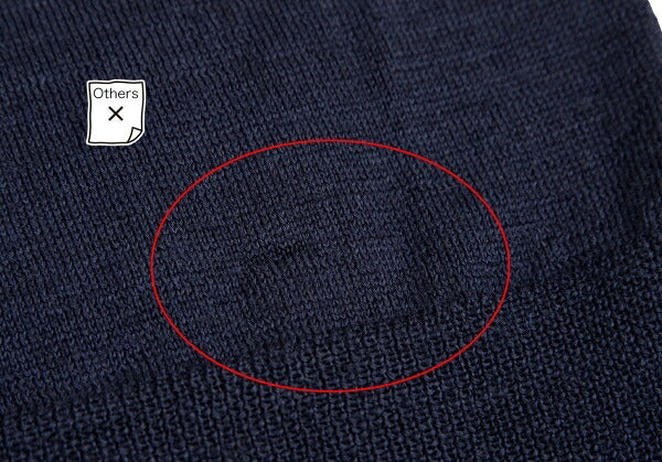 COMME des GARCONS SHIRT Line Detail Wool Sweater Navy Size M