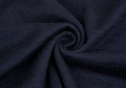 COMME des GARCONS SHIRT Line Detail Wool Sweater Navy Size M