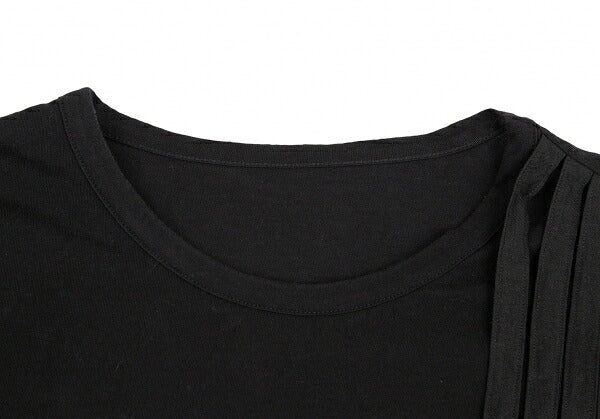 B Yohji Yamamoto Intrecciato Paneled Top Black Size 2
