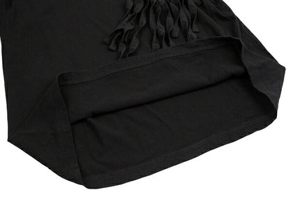 B Yohji Yamamoto Intrecciato Paneled Top Black Size 2