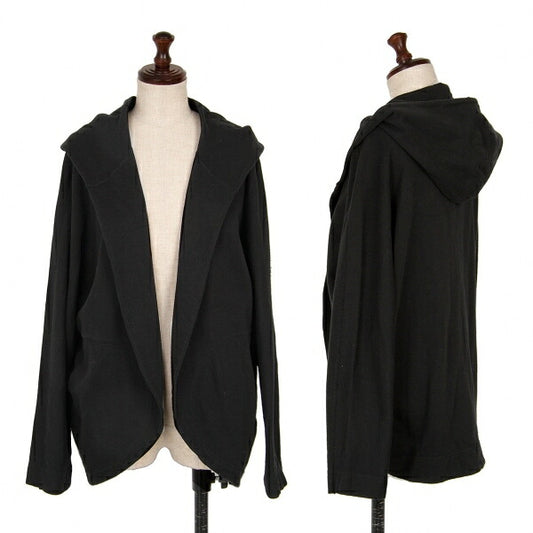 JURGEN LEHL Cotton Circle Silhouette Hoodie Black Size M