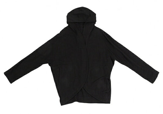 JURGEN LEHL Cotton Circle Silhouette Hoodie Black Size M