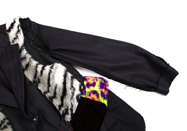 COMME des GARCONS HOMME PLUS 18SS Faux Jacket Blue Size XS