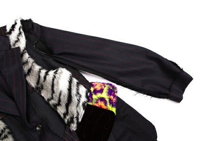 COMME des GARCONS HOMME PLUS 18SS Faux Jacket Blue Size XS