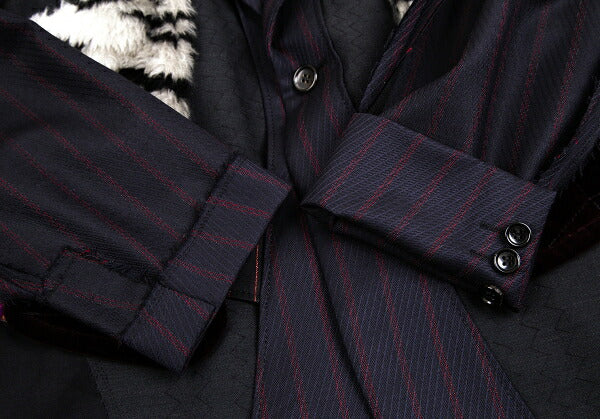 COMME des GARCONS HOMME PLUS 18SS Faux Jacket Blue Size XS