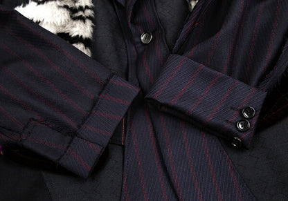 COMME des GARCONS HOMME PLUS 18SS Faux Jacket Blue Size XS