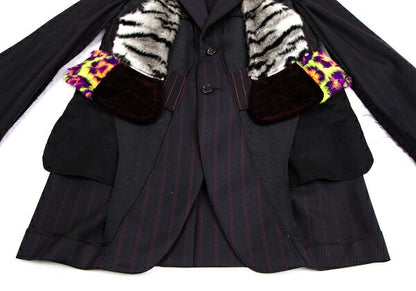 COMME des GARCONS HOMME PLUS 18SS Faux Jacket Blue Size XS
