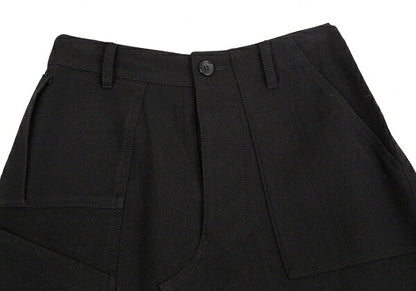 tricot COMME des GARCONS Wool Panel Skirt Black Size S