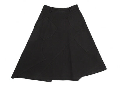 tricot COMME des GARCONS Wool Panel Skirt Black Size S