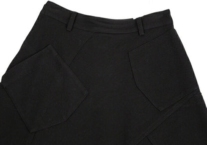 tricot COMME des GARCONS Wool Panel Skirt Black Size S