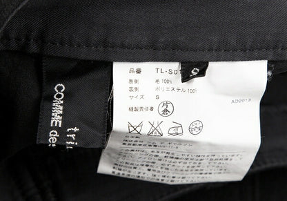 tricot COMME des GARCONS Wool Panel Skirt Black Size S