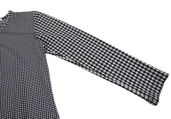 COMME des GARCONS Houndstooth Check Cardigan Gray Size S