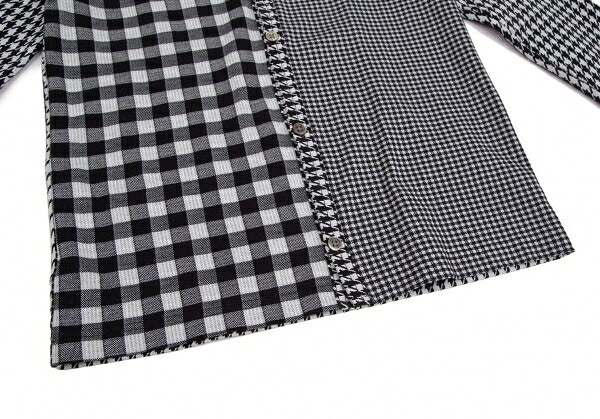 COMME des GARCONS Houndstooth Check Cardigan Gray Size S