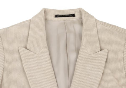Yohji Yamamoto POUR HOMME Corduroy 3B Jacket Beige Size M
