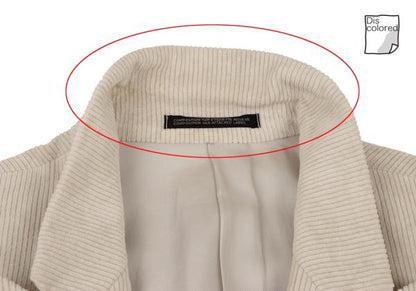 Yohji Yamamoto POUR HOMME Corduroy 3B Jacket Beige Size M