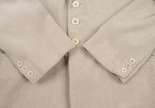 Yohji Yamamoto POUR HOMME Corduroy 3B Jacket Beige Size M