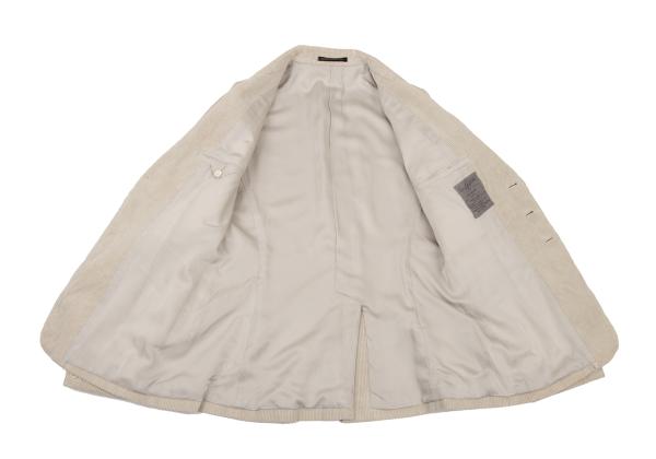 Yohji Yamamoto POUR HOMME Corduroy 3B Jacket Beige Size M