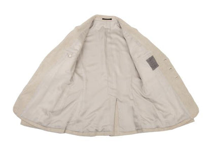 Yohji Yamamoto POUR HOMME Corduroy 3B Jacket Beige Size M