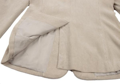 Yohji Yamamoto POUR HOMME Corduroy 3B Jacket Beige Size M