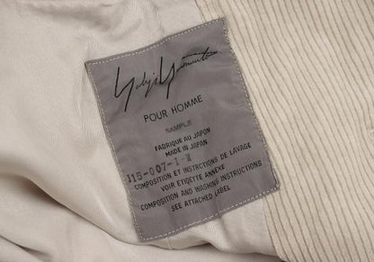 Yohji Yamamoto POUR HOMME Corduroy 3B Jacket Beige Size M