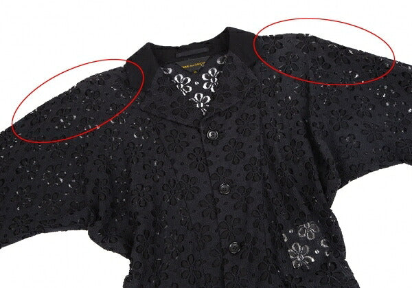 COMME des GARCONS 09SS Deformed Dolman Jacket Black Size M