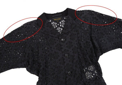 COMME des GARCONS 09SS Deformed Dolman Jacket Black Size M